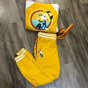 Disney Cruise Lines Womens Minnie Mouse Hoodie Jacket Pants SET